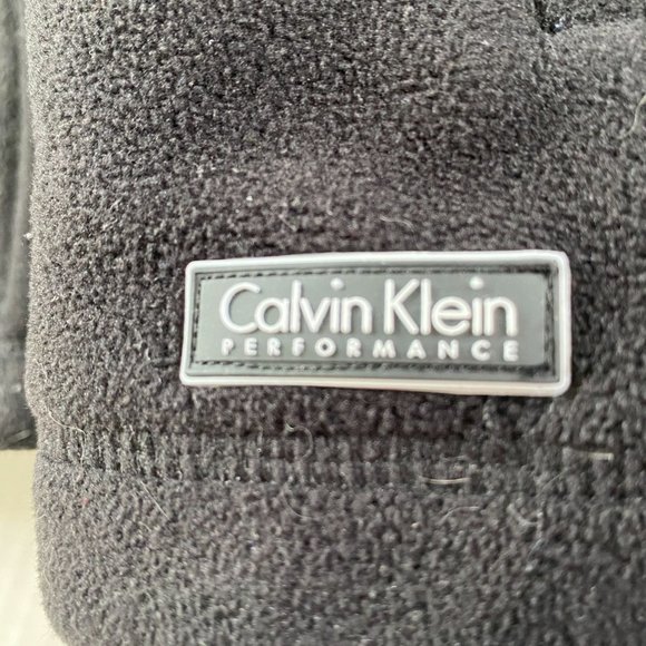 Calvin Klein Performance Men's Black Fleece Full Zip Jacket Size L - Picture 4 of 9